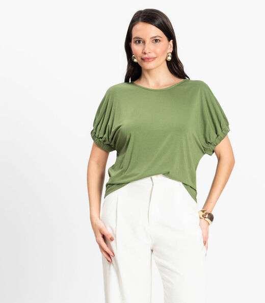 Blusa Viscose Infinita Cor Verde
