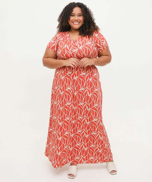 Image_Vestido Plus Size Feminino Longo Estampado Marisa