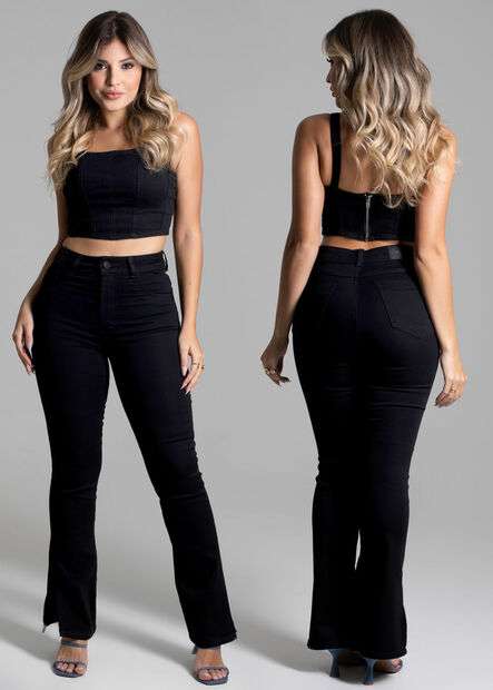 Calça Sarja Sawary Reta - 275006
