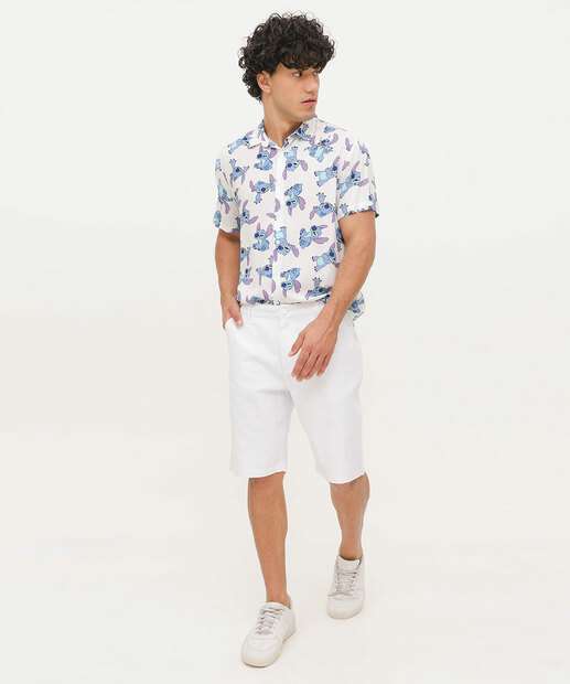 Bermuda Masculina Bolsos Marisa Branco