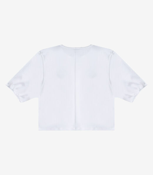 Blusa Feminina Em Tecido Henera Infinita Cor Branco