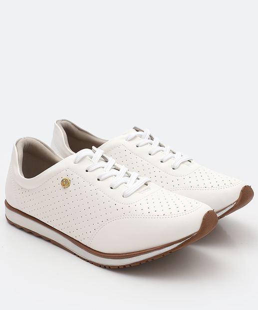 Tênis Casual Feminino Via Uno Branco