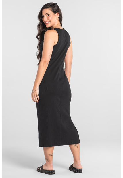 Vestido Adulto em Ribana Canelada Just Basic