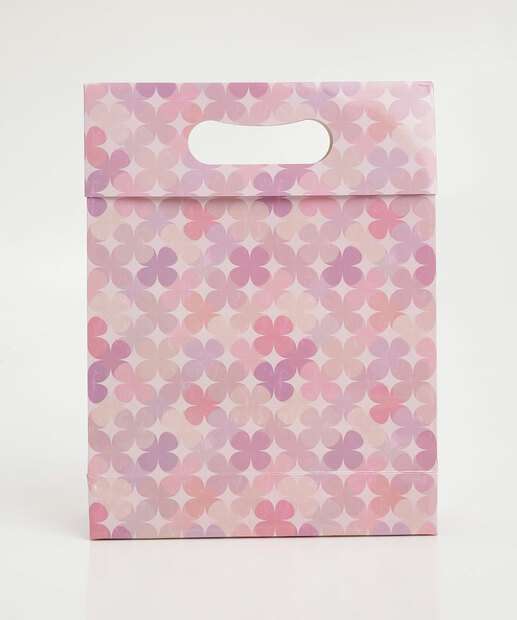 Embalagem Presente Sacola Estampada Marisa