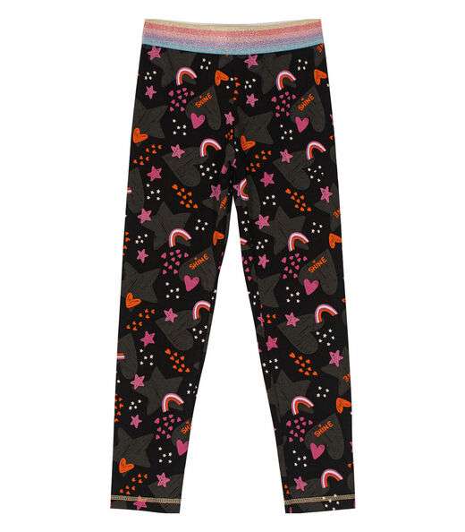 Legging Infantil Estampada Rovitex Kids Preto
