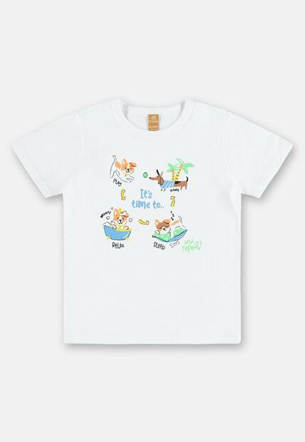 Pijama Infantil Camiseta e Bermuda Up Baby