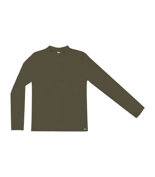 Blusa Feminina Manga Longa Gola Alta Rovitex Verde