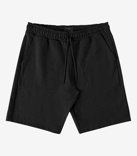 Bermuda em Moletom Masculina Diametro Preto