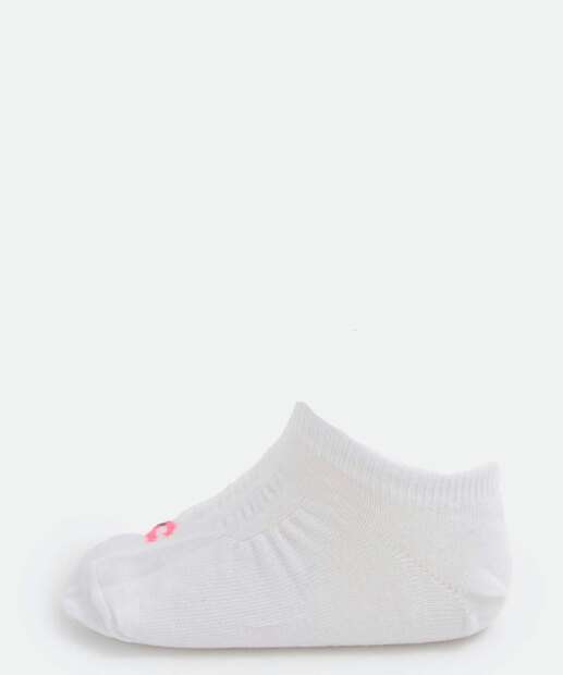 Kit 3 Pares Meias Infantil Invisíveis Básicas