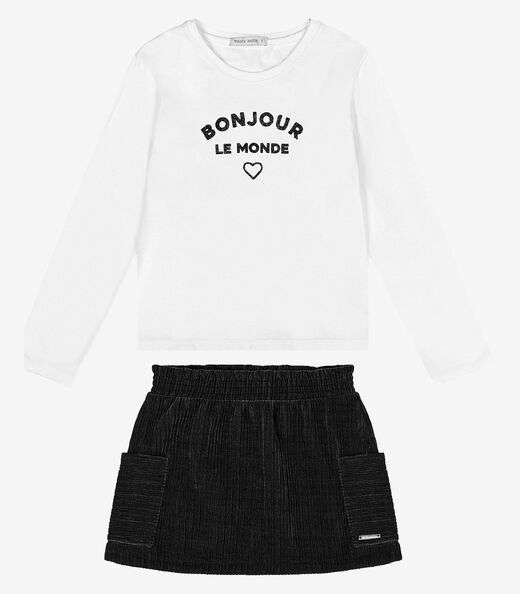 Image_Conjunto Blusa Com Saia Trick Nick Preto