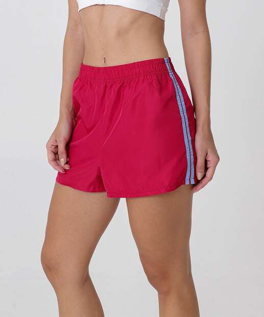 Shorts Feminino Fitness Faixas Marisa