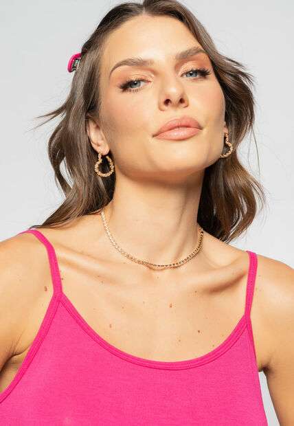 Choker Strass Dourado