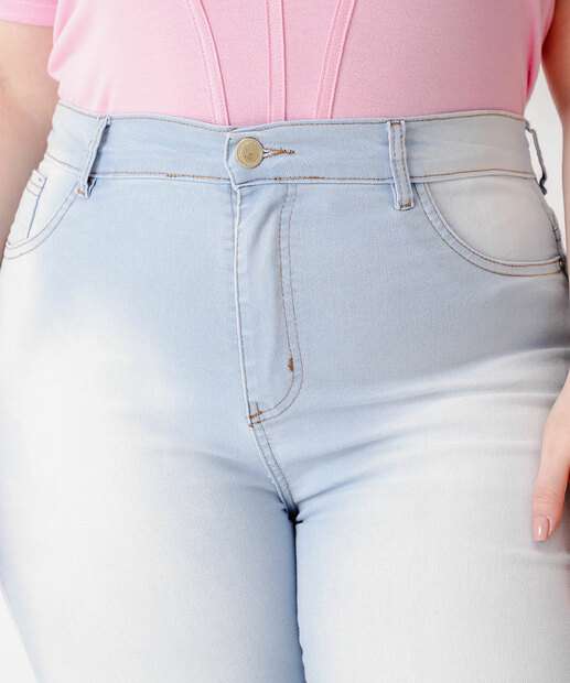 Calça Plus Size Feminina Jeans Skinny 