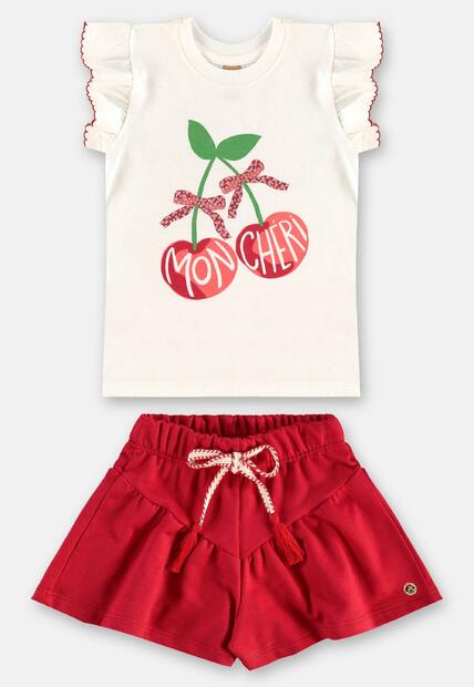Conjunto Infantil com Blusa e Short Up Baby