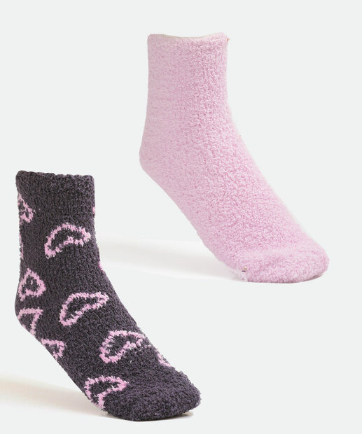 Image_Kit 2 Pares Meias Cano Médio Feminina Chenille Marisa