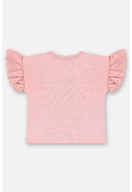 Blusa Infantil em Algodão com Babados Up Baby