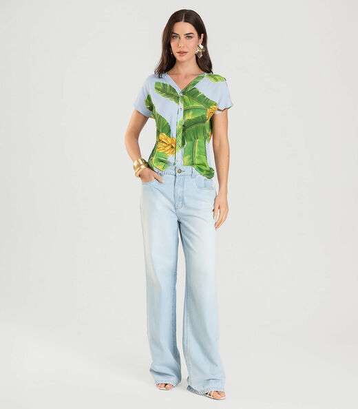 Image_Blusa Feminina Estampada Infinita Cor Verde