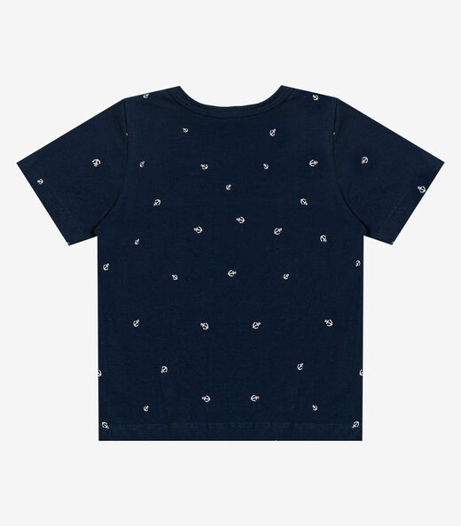 Camiseta Infantil Menino Animais Infinita Cor Azul