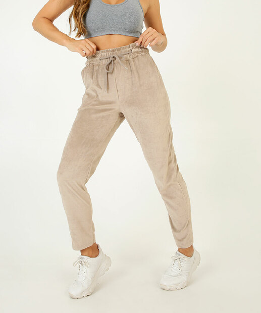 Calça Jogger Feminina Plush Amarração Marisa