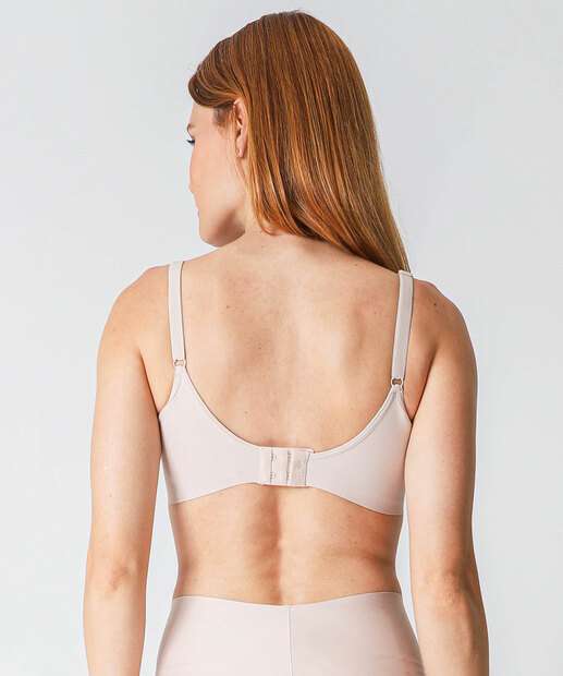 Sutiã Sem Aro Com Bojo DelRio Bege