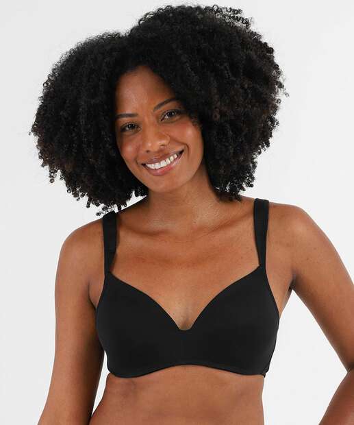 Image_Sutiã Top Com Bojo Alça Reforçada Marisa Preto