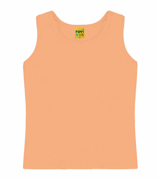 Regata Básica Infantil Feminina Rovi Kids Laranja