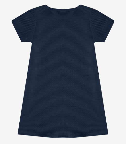 Vestido Infantil Menina Em Malha Puvil Select Azul