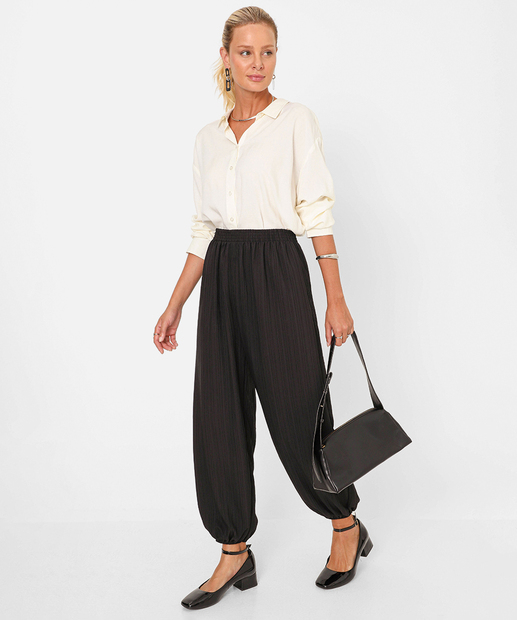 Calça Feminina Aladim Textura Marisa Preto