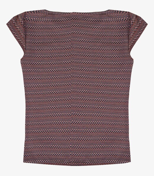 Blusa Feminina Em Jacquard Marino Infinita Cor Vermelho