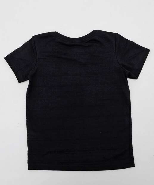 Camiseta Infantil Textura Bolso MR Tam 4 a 10