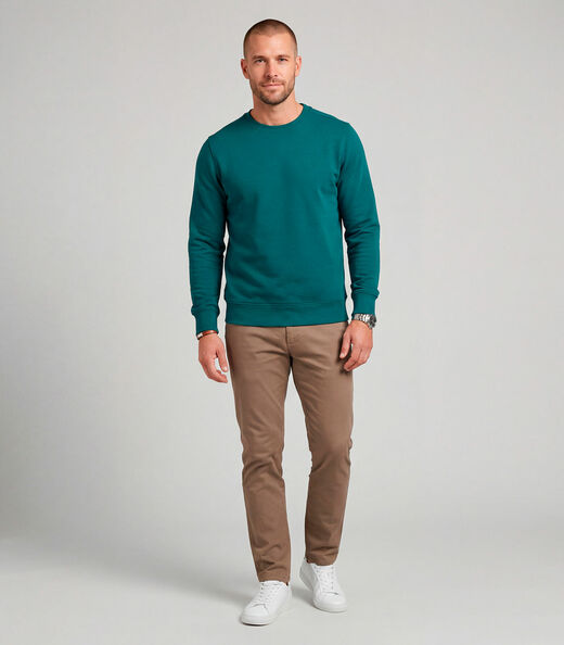 Blusão Masculino Moletom 3 Cabos Felpado Diametro Verde