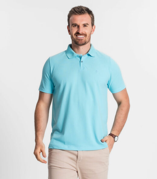 Image_Polo Básica Masculina Diametro Azul