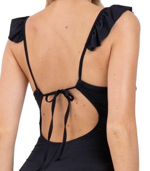 Body Maiô Cavado Com Bojo Uni Femme Preto