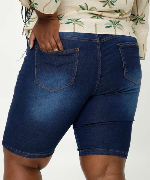 Bermuda Plus Size Feminina Jeans