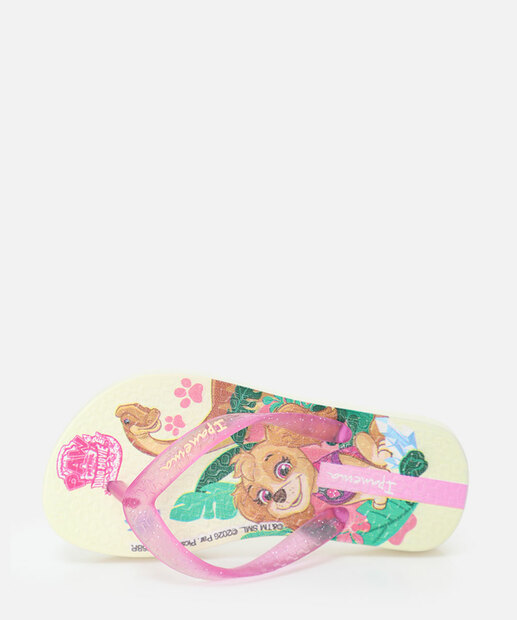 Chinelo Ipanema Infantil Patrulha Canina 27632 Bege