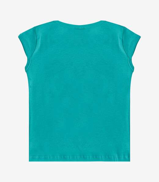 Blusa Infantil Menina Infinita Cor Verde