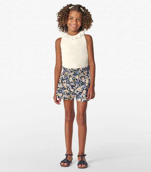 Conjunto Regata com Shorts feminino Trick Nick Bege