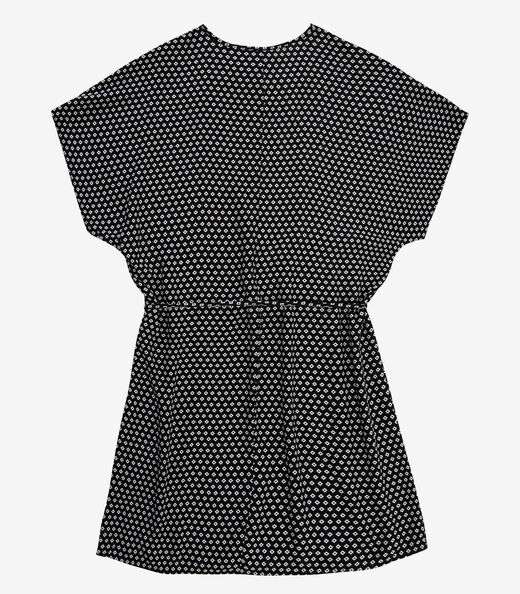 Vestido Feminino Estampado Infinita Cor Preto