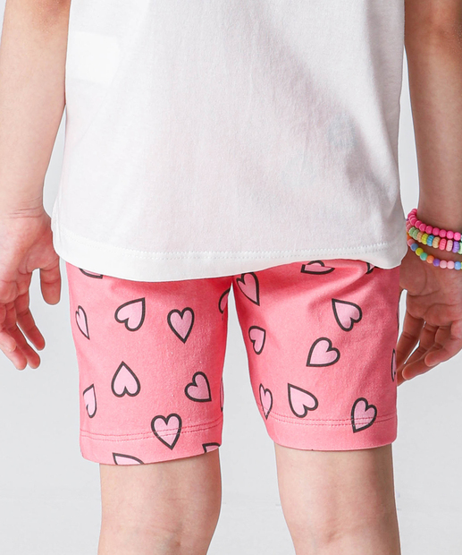 Conjunto Infantil Minnie E Margarida Disney Tam 4 a 10 Off White