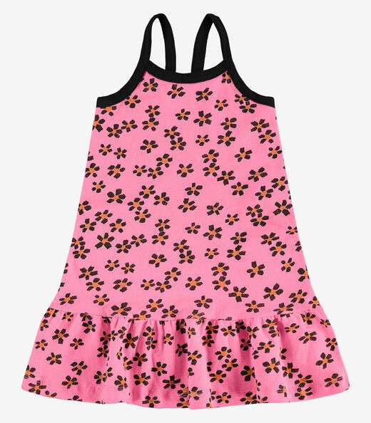 Image_Vestido Infantil em Malhão Fruit Rovi Kids Rosa