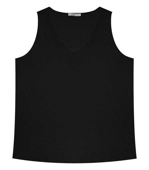 Regata Feminina Plus Size Secret Glam Preto