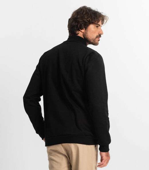 Blusão Masculino Moletom Diametro Preto