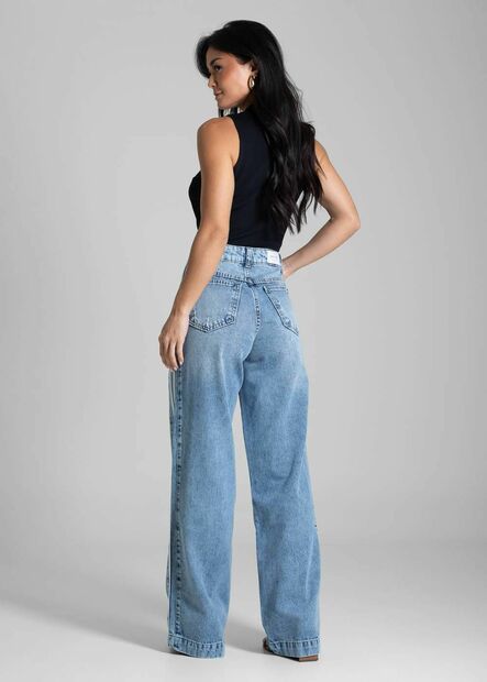 Calça Jeans Sawary Wide Leg - 281705