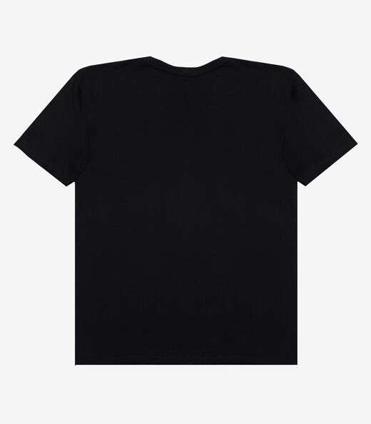 Camiseta Adulto Masculino em Meia Malha Rovitex Preto