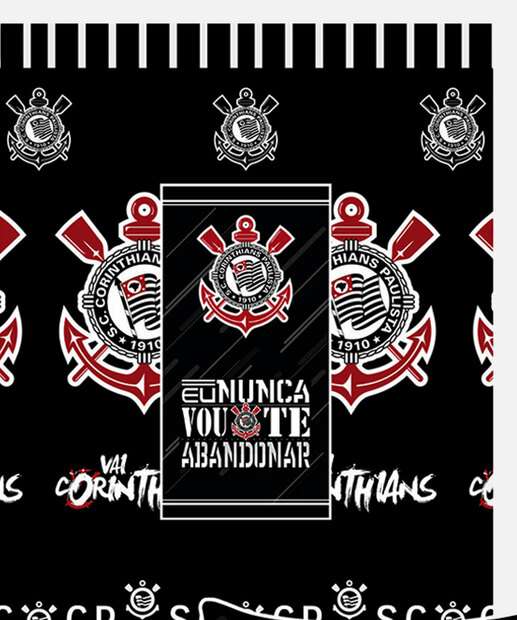 Manta Almofada Infantil Corinthians Jolitex 1 Peça