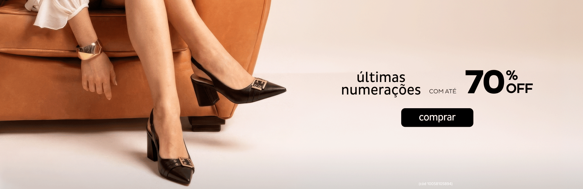 Últimas Numerações com até 70% OFF
