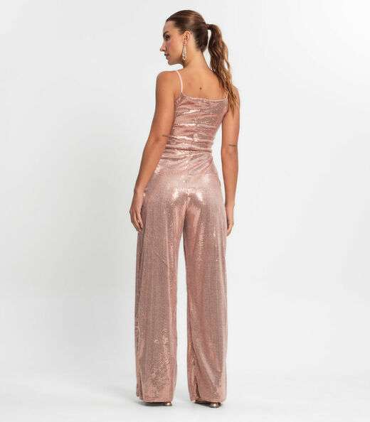 Calça De Paetê Feminina Endless Unica