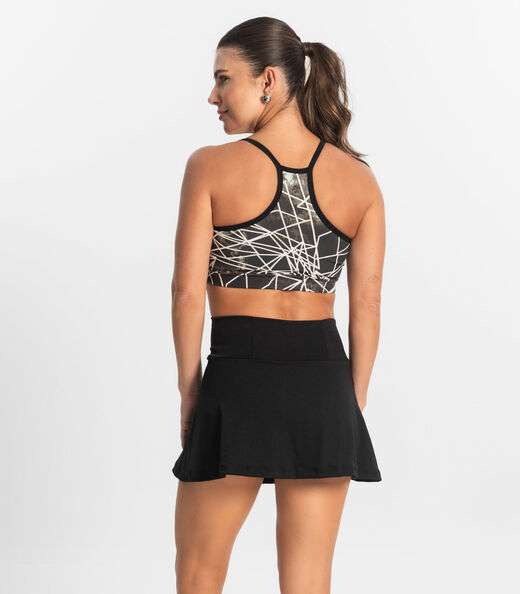 Shorts Saia Feminino FTK Fitness Preto