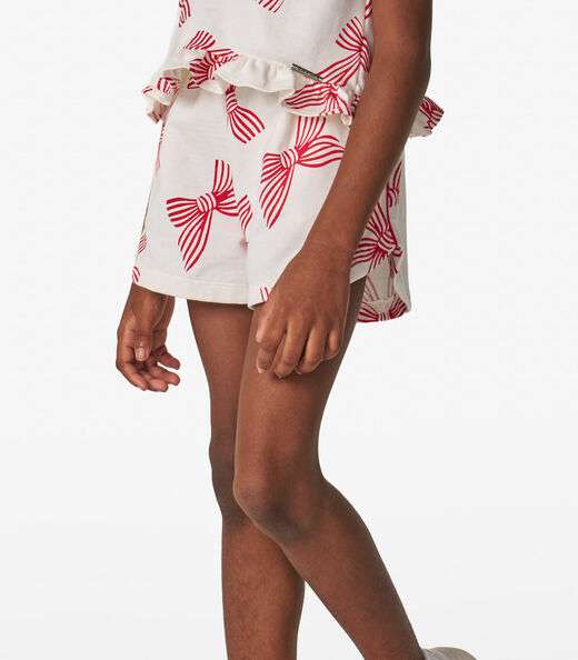 Conjunto Blusa com Shorts em Moletinho Trick Nick Off White