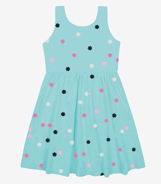 Image_Vestido Tricoline Bordado Florzinhas Trick Nick Azul